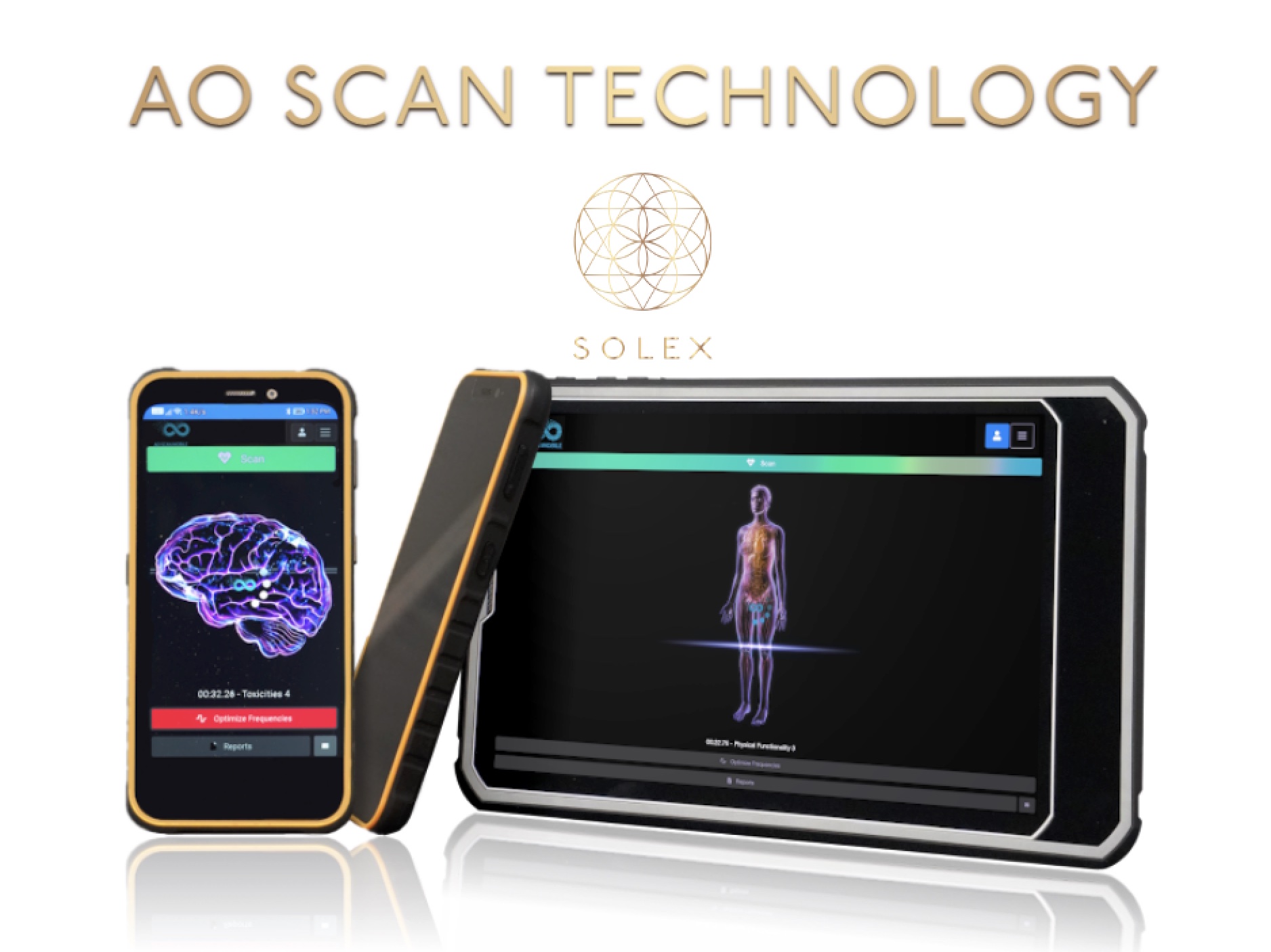 AO Scan Technology at OK Theta & Wellness AO Scan Technology device and wellness software interface at OK Theta & Wellness in Oklahoma City