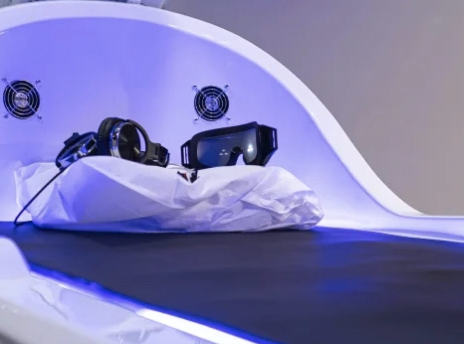 Full-Body PEMF Mat at OK Theta & Wellness Full-body PEMF mat inside a Theta Chamber at OK Theta & Wellness in Oklahoma City